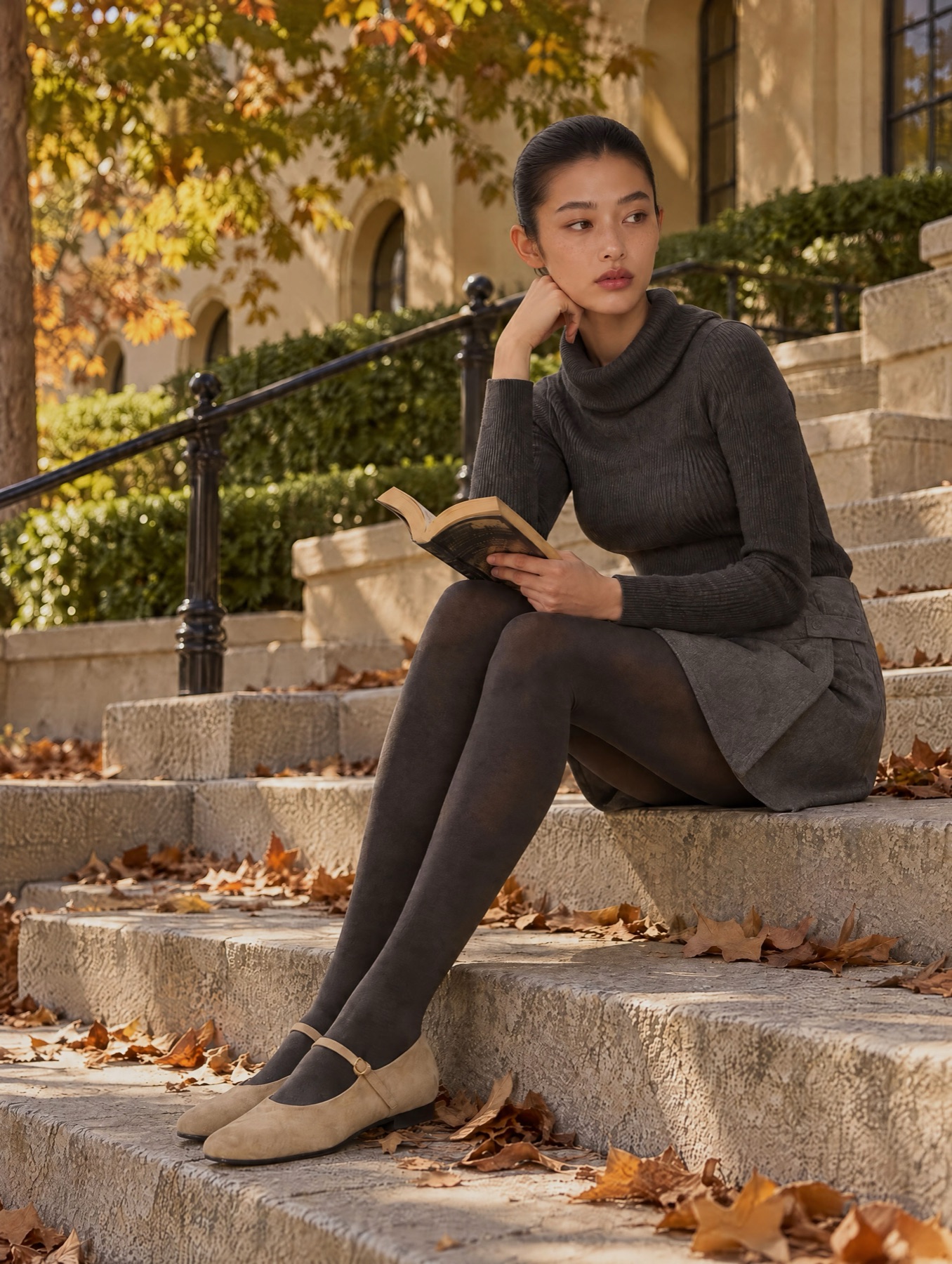 CALZEDONIA autumn legwear campaign image 11