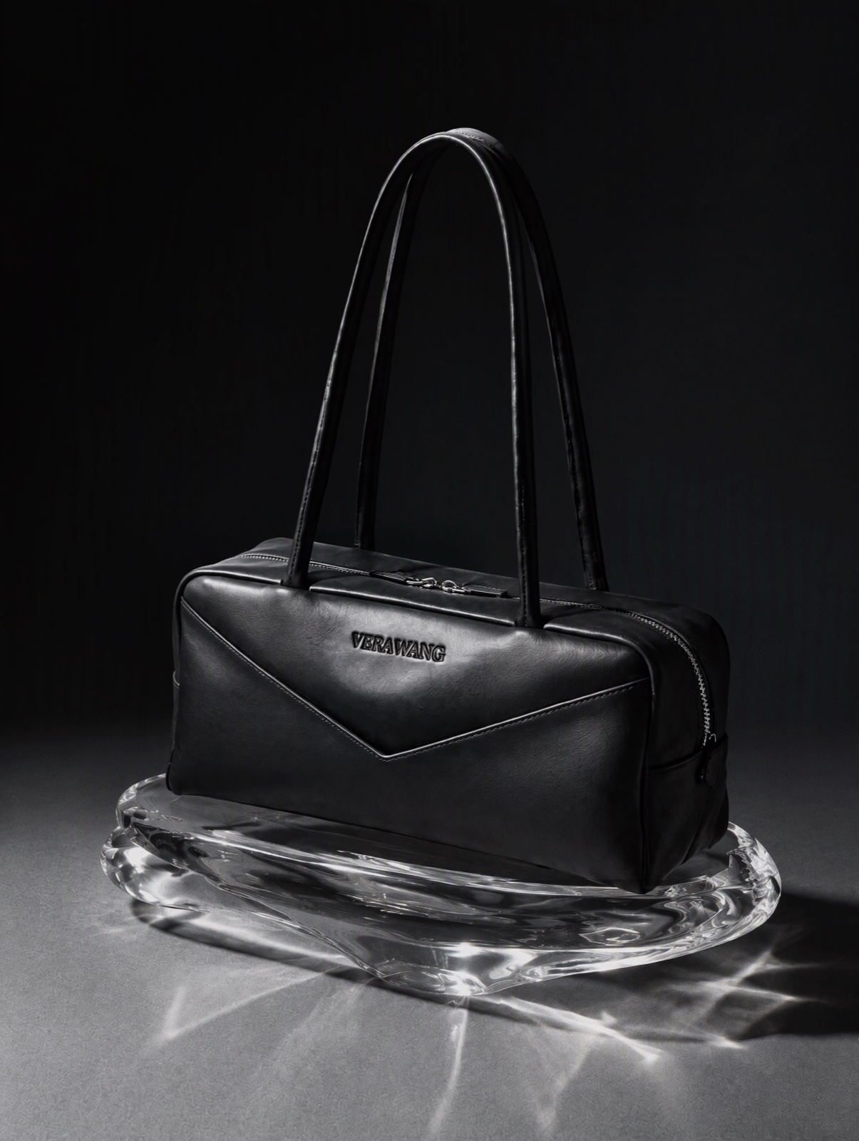 VERAWANG black handbag campaign image 1